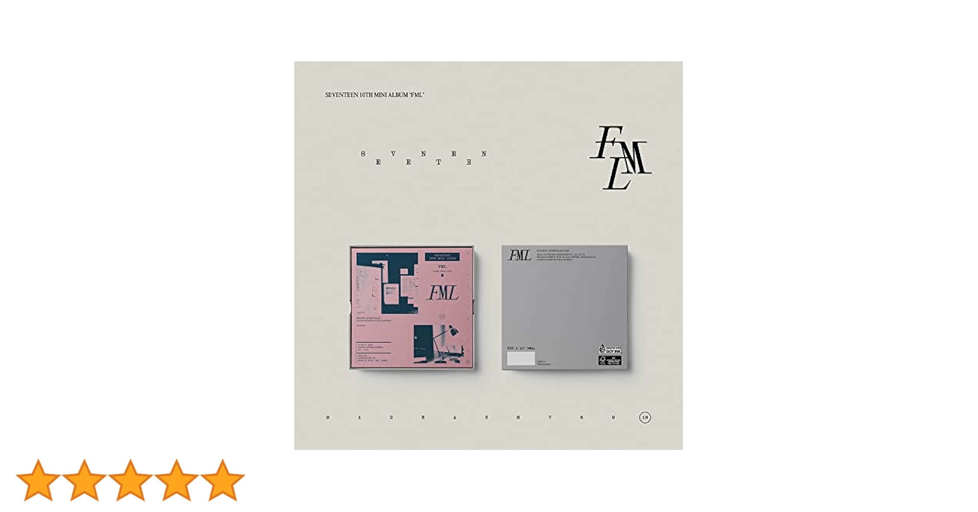 新品未開封 SEVENTEEN セブチ FML CD 3形態セット 5セット 楽天市場】☆3種セット☆ SEVENTEEN - 10th Mini Album 「FML